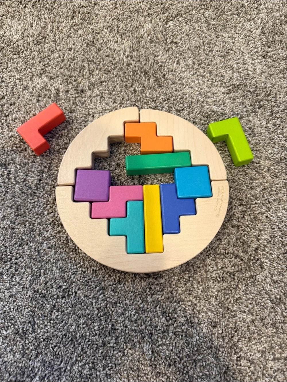 Lovevery Wooden Wobble Puzzle for Age 3